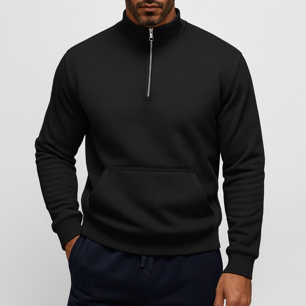 LUXEOUTFIT | Half-Zip Sweatshirt