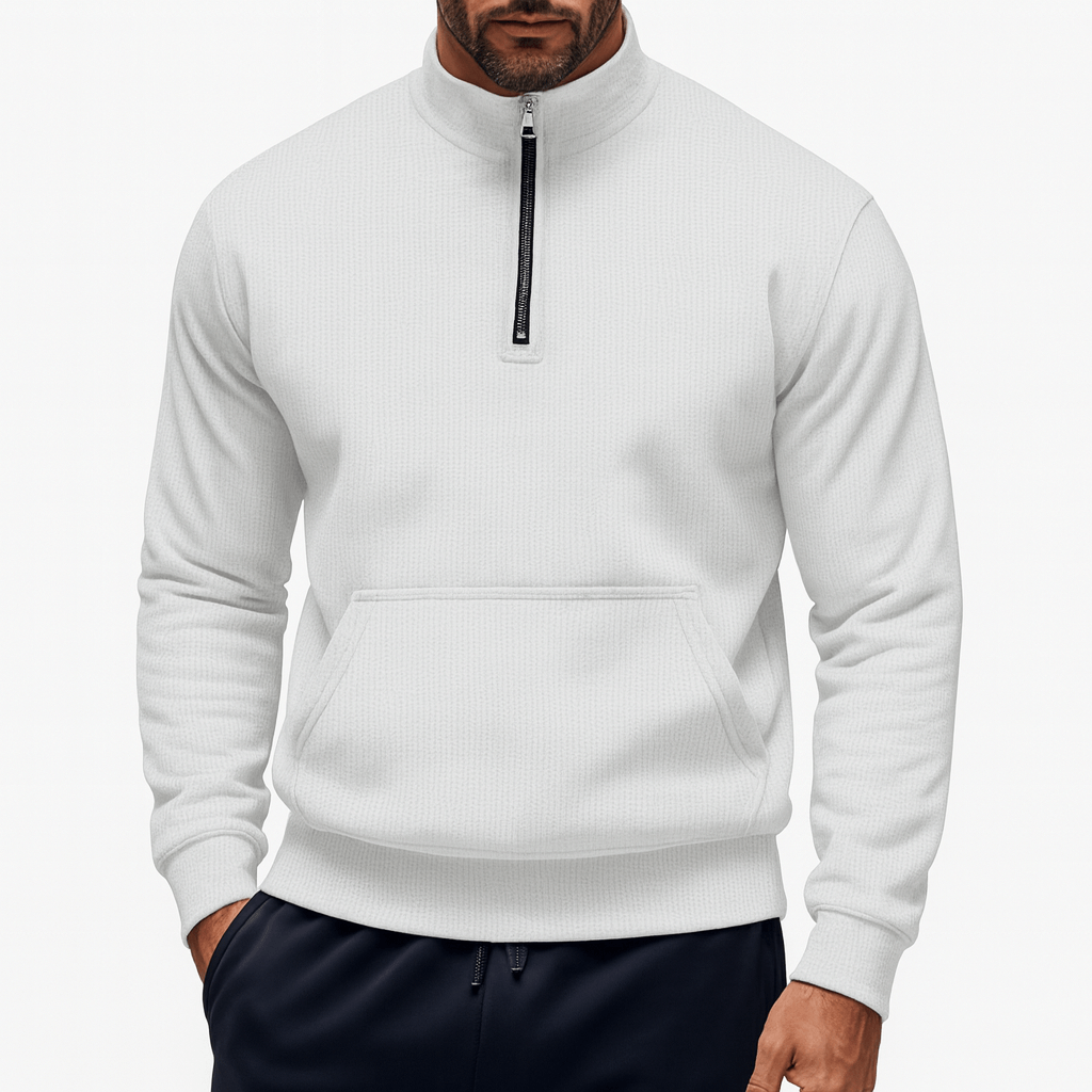 LUXEOUTFIT | Half-Zip Sweatshirt