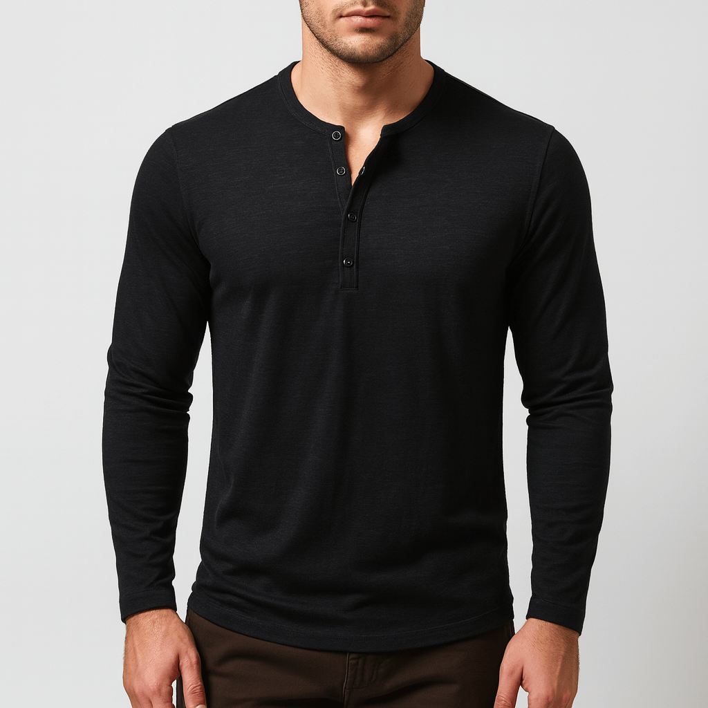 LUXEOUTFIT | Henley Long Sleeve