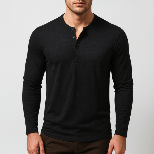 LUXEOUTFIT | Henley Long Sleeve