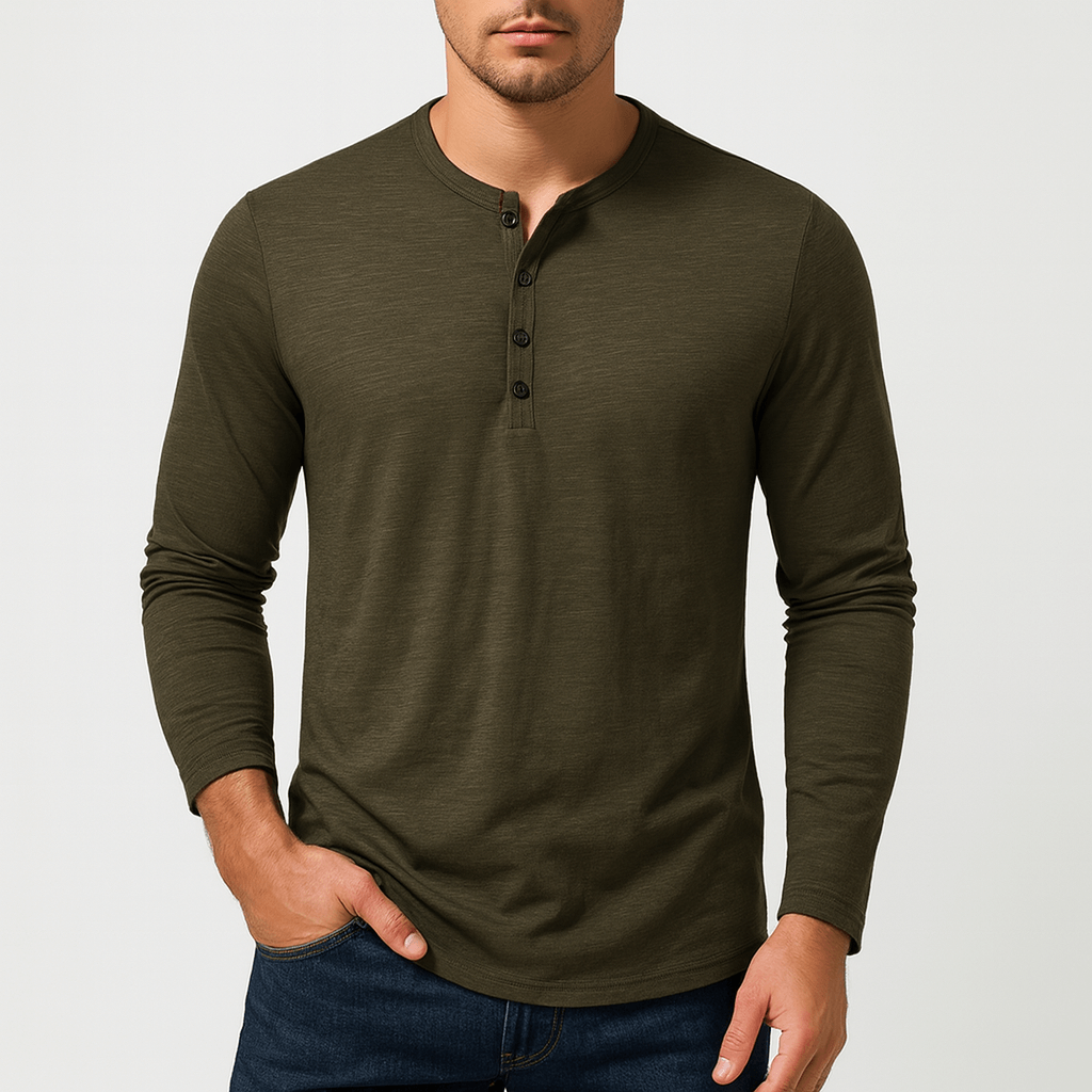 LUXEOUTFIT | Henley Long Sleeve