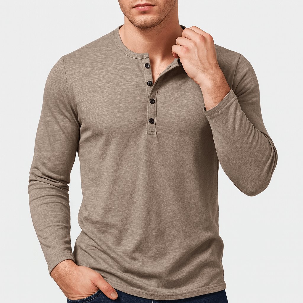 LUXEOUTFIT | Henley Long Sleeve