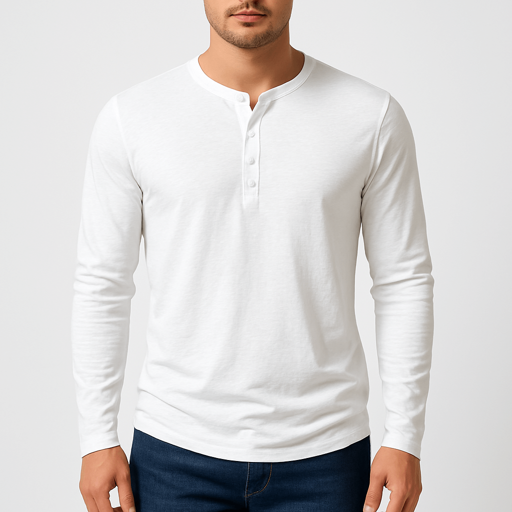 LUXEOUTFIT | Henley Long Sleeve