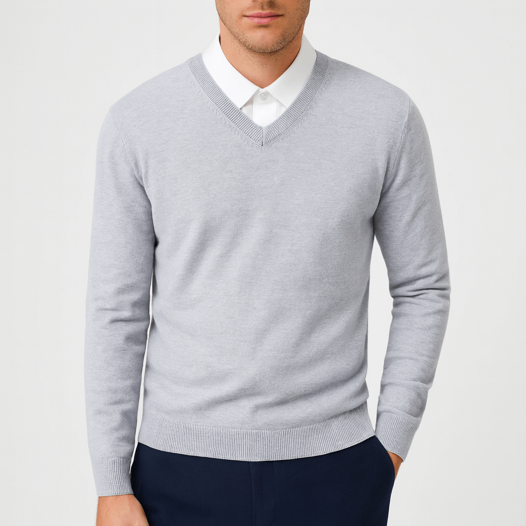 LUXEOUTFIT | Ibrahim V-Neck Sweater