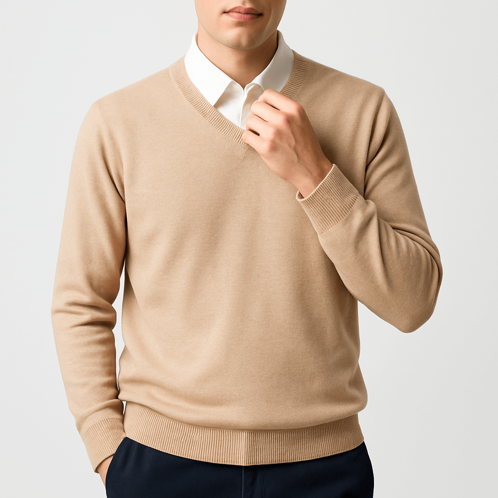 LUXEOUTFIT | Ibrahim V-Neck Sweater
