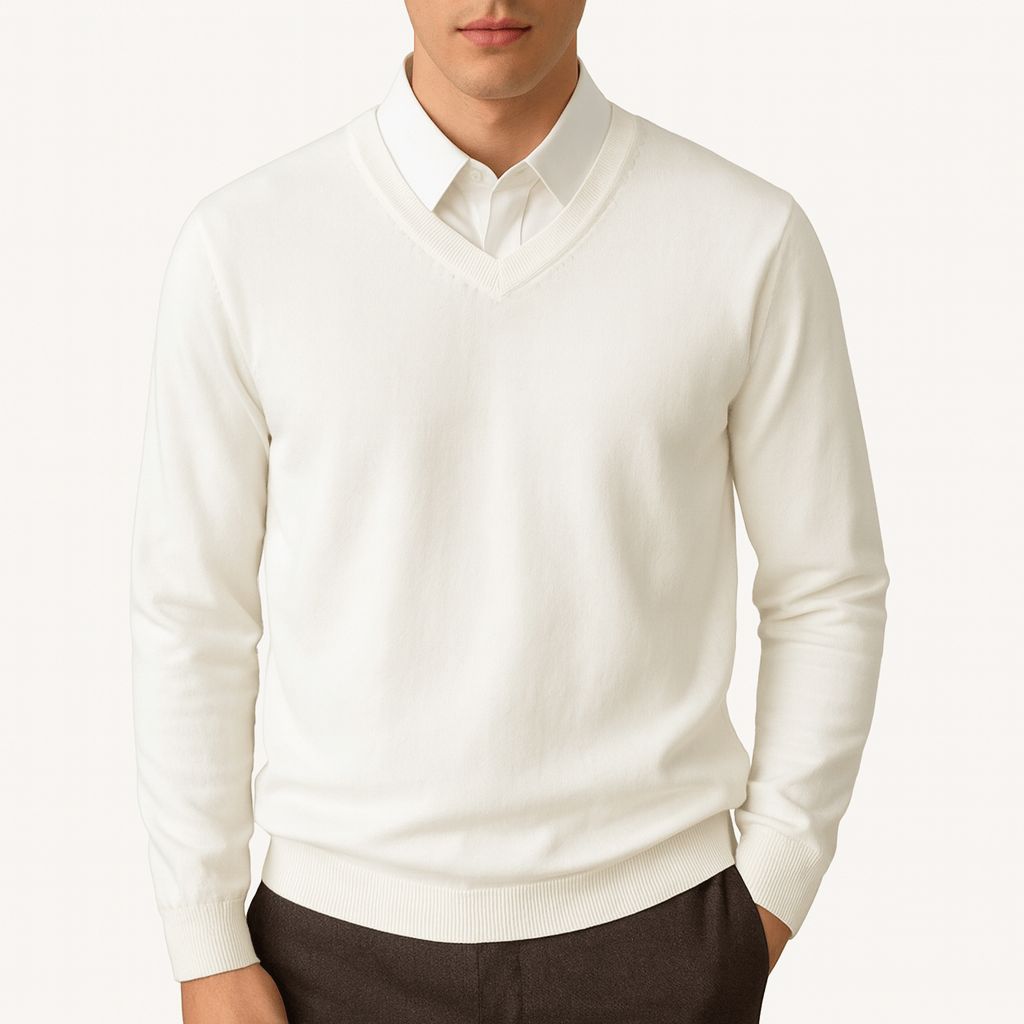 LUXEOUTFIT | Ibrahim V-Neck Sweater