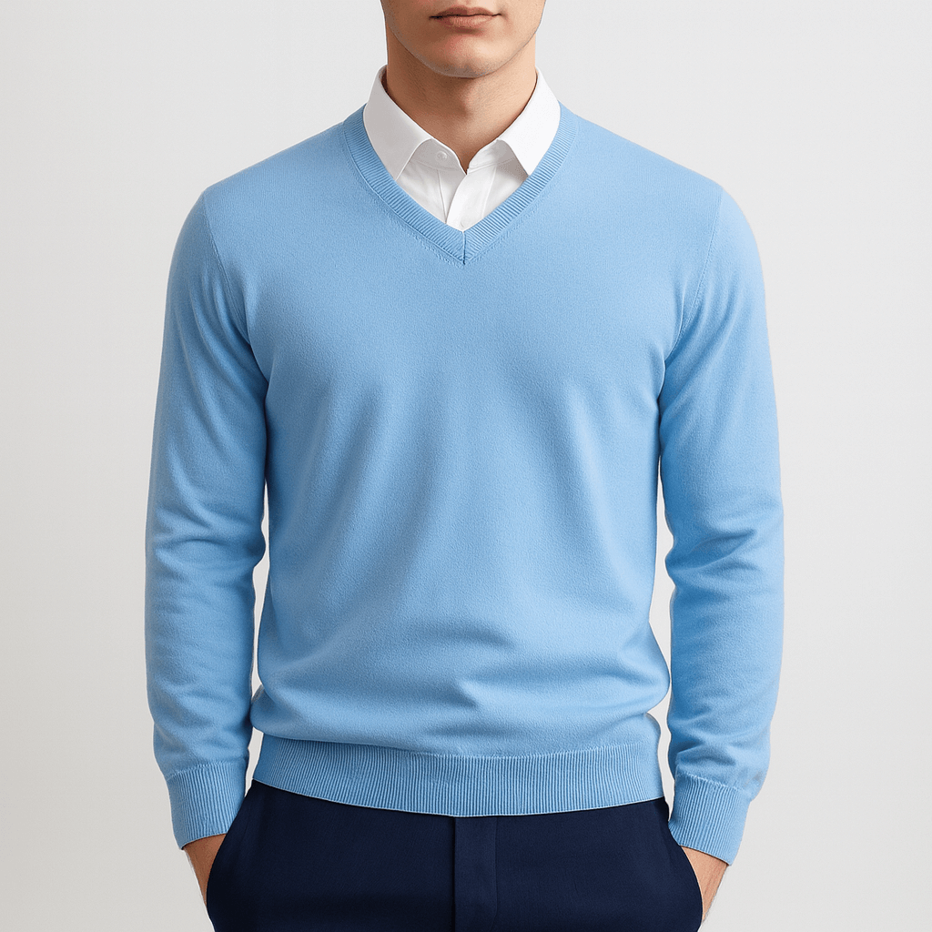 LUXEOUTFIT | Ibrahim V-Neck Sweater