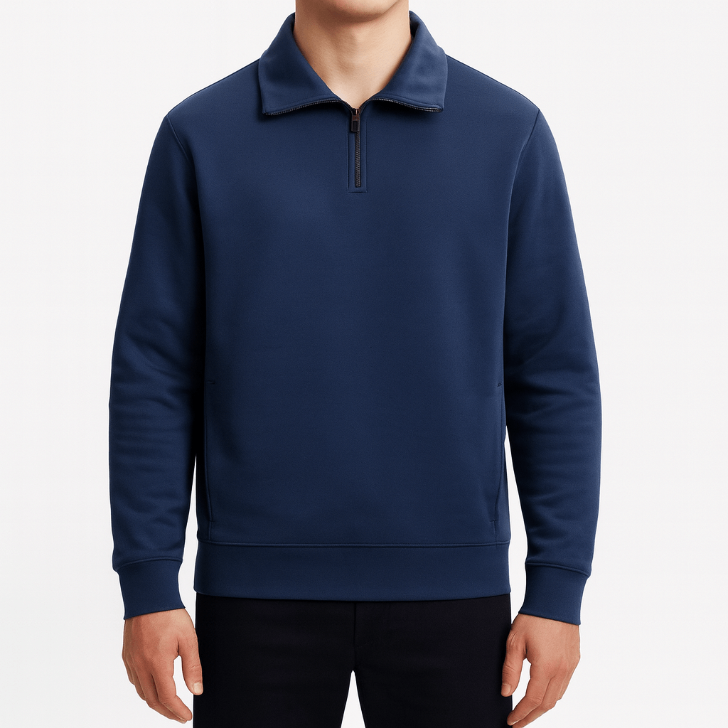 LUXEOUTFIT | Knit Half-Zip Sweater