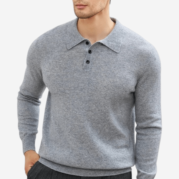 LUXEOUTFIT | Knit Polo Shirt