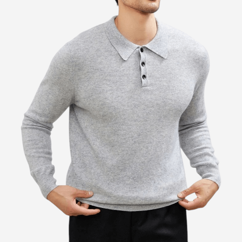 LUXEOUTFIT | Knit Polo Shirt