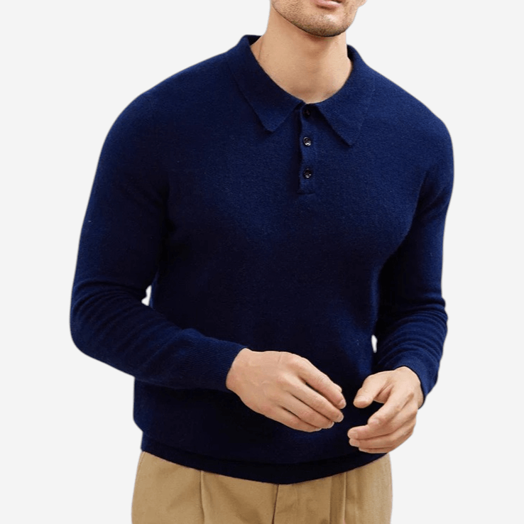 LUXEOUTFIT | Knit Polo Shirt