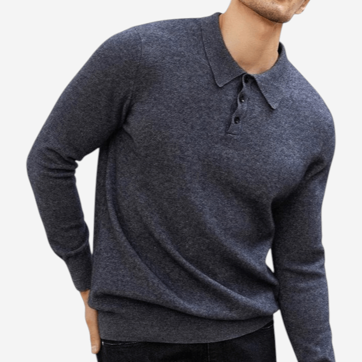 LUXEOUTFIT | Knit Polo Shirt