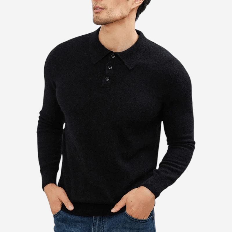 LUXEOUTFIT | Knit Polo Shirt