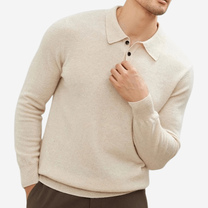 LUXEOUTFIT | Knit Polo Shirt