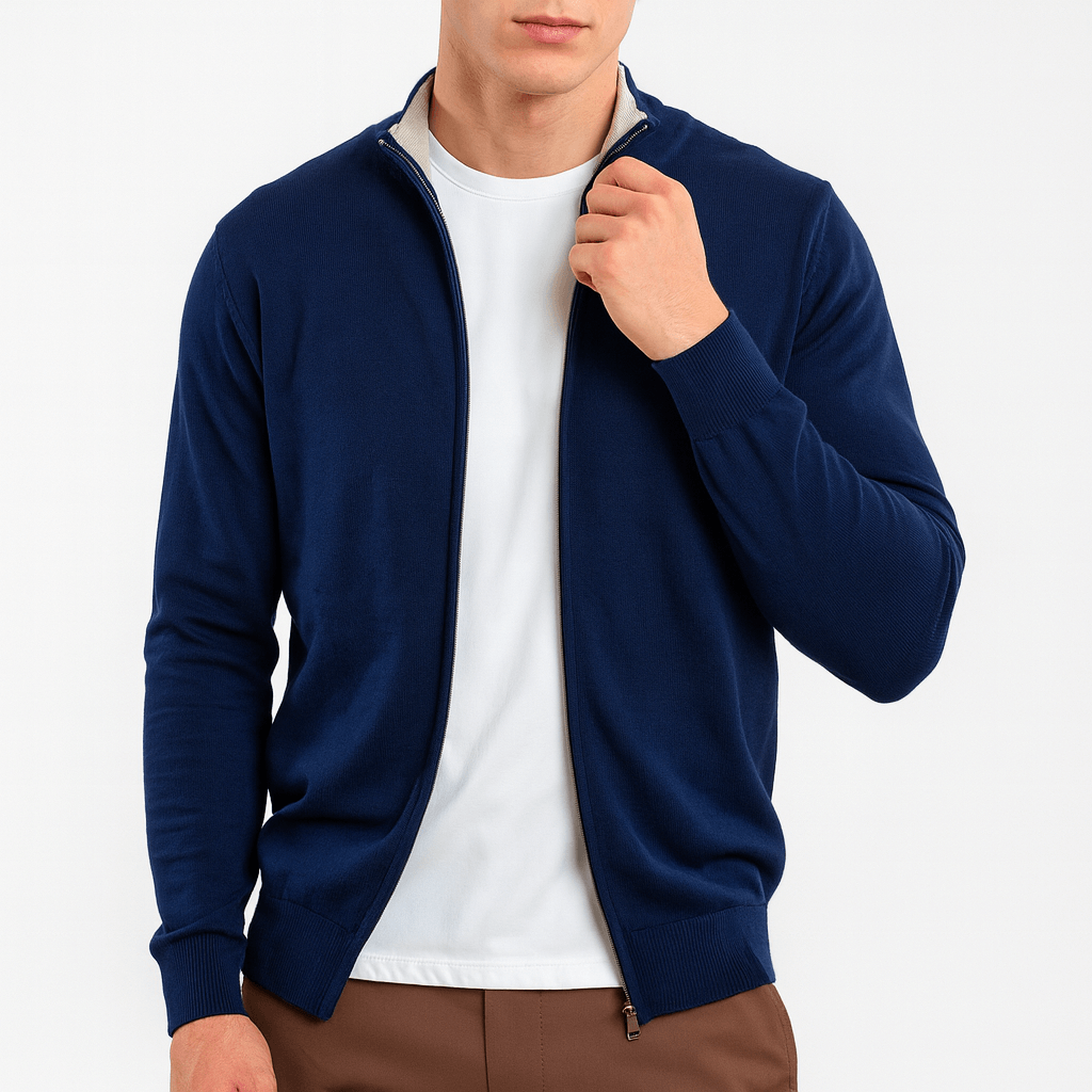 LUXEOUTFIT | Knit Zip Vest