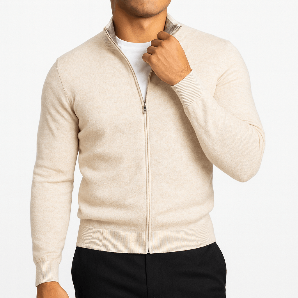 LUXEOUTFIT | Knit Zip Vest