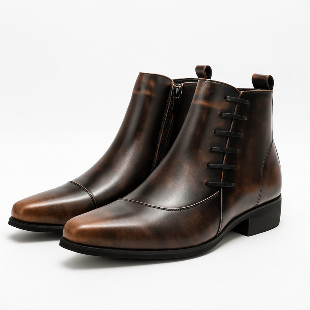 LUXEOUTFIT | Leather Dress Boots