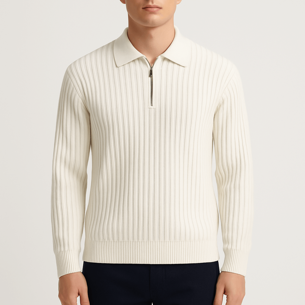 LUXEOUTFIT | Merino Quarter Zip