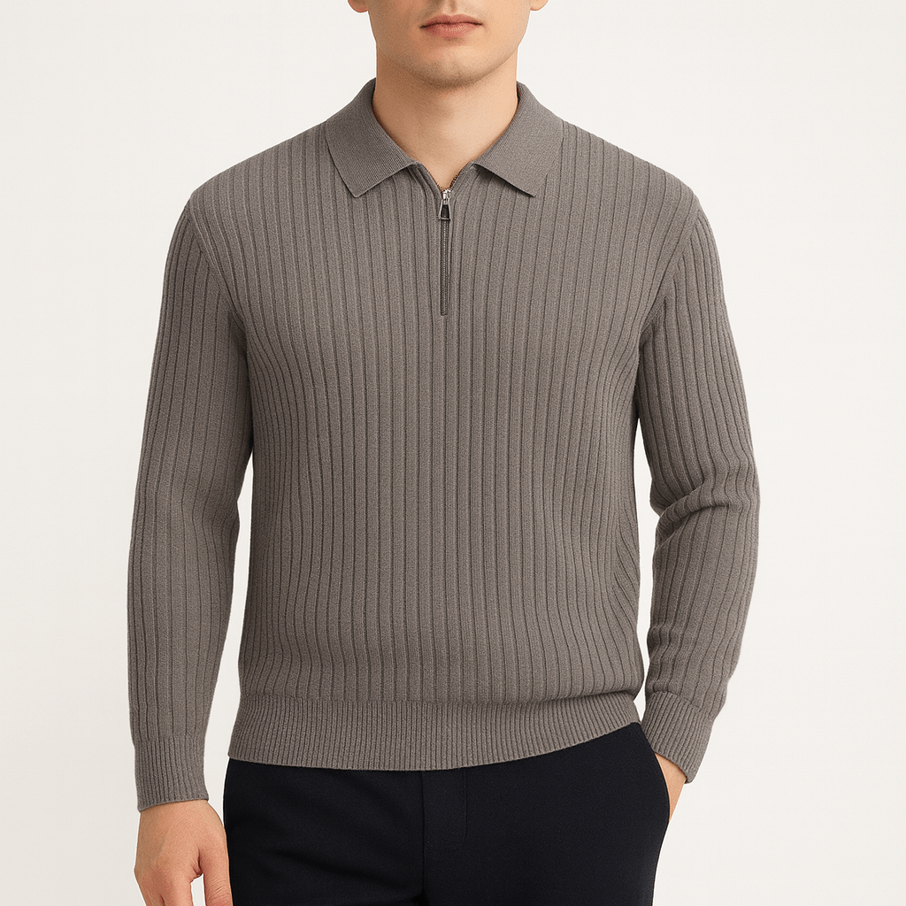 LUXEOUTFIT | Merino Quarter Zip