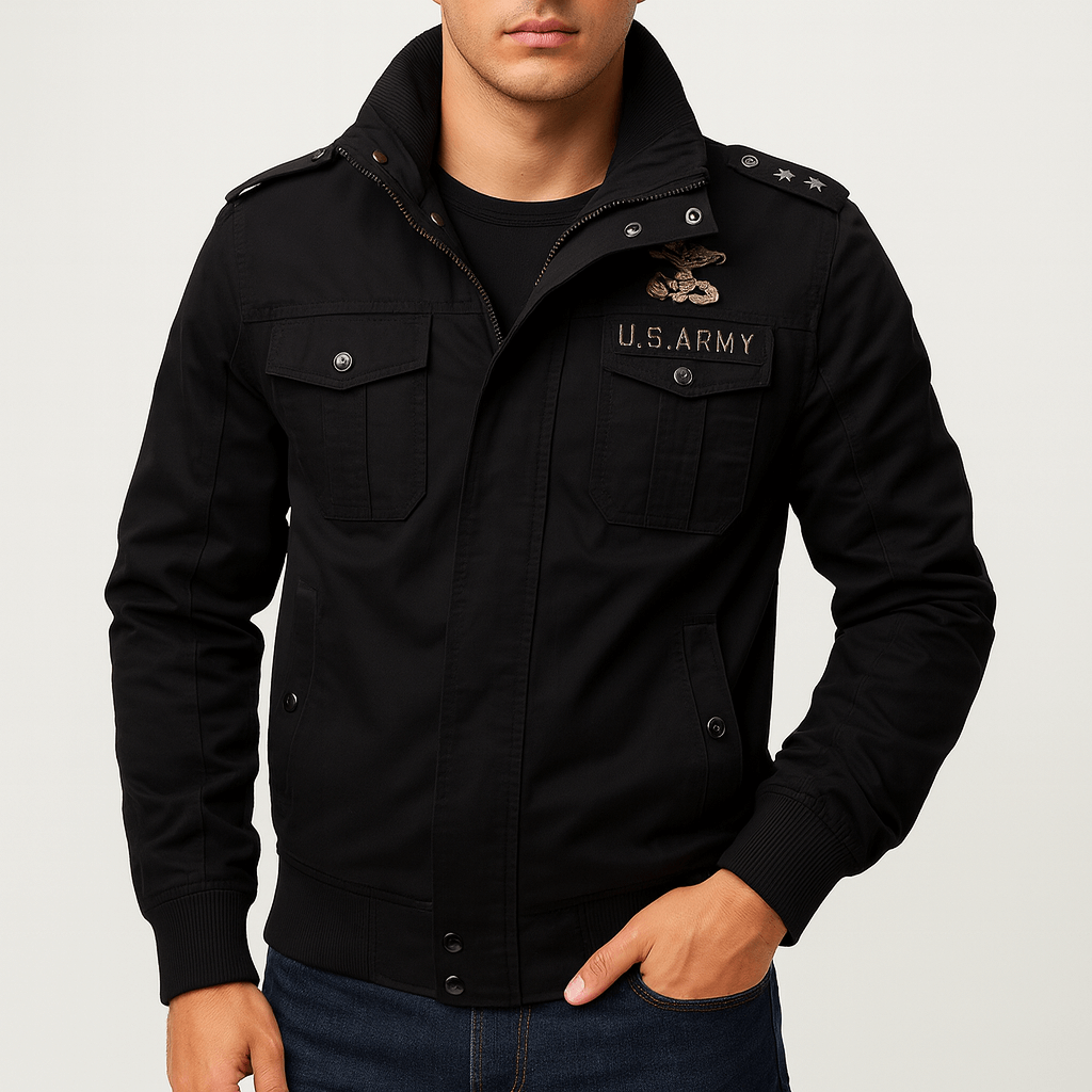 LUXEOUTFIT | Military Bomber Jacket