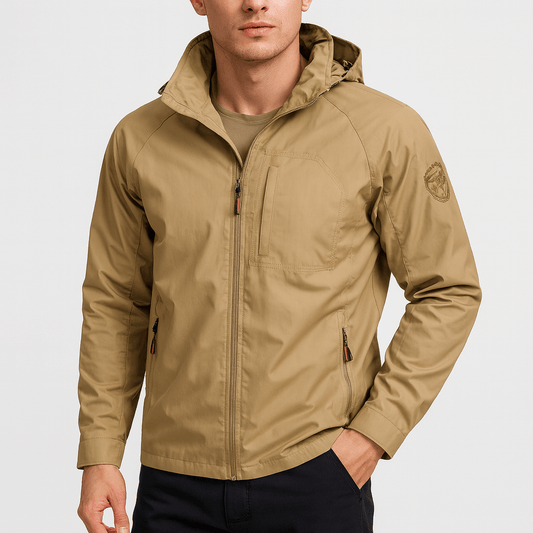 LUXEOUTFIT | Nylon Hooded Jacket