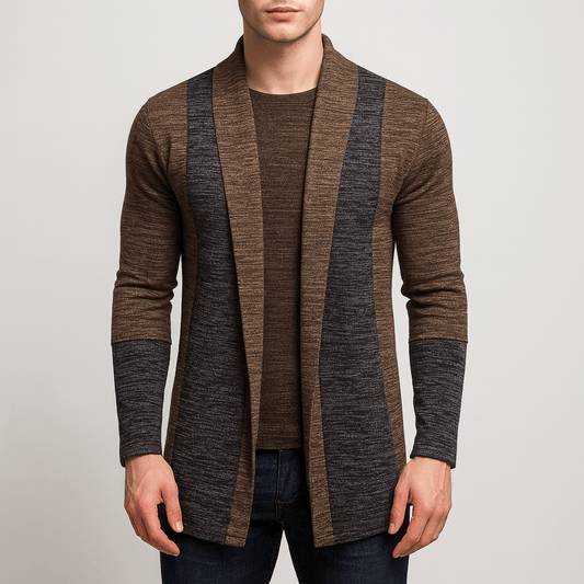 LUXEOUTFIT | Open-Front Knit Cardigan