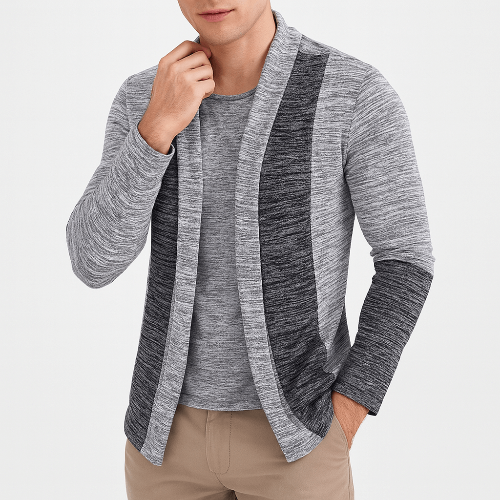 LUXEOUTFIT | Open-Front Knit Cardigan