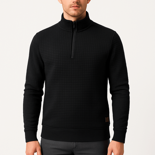 LUXEOUTFIT | Oversized Half-Zip Pullover