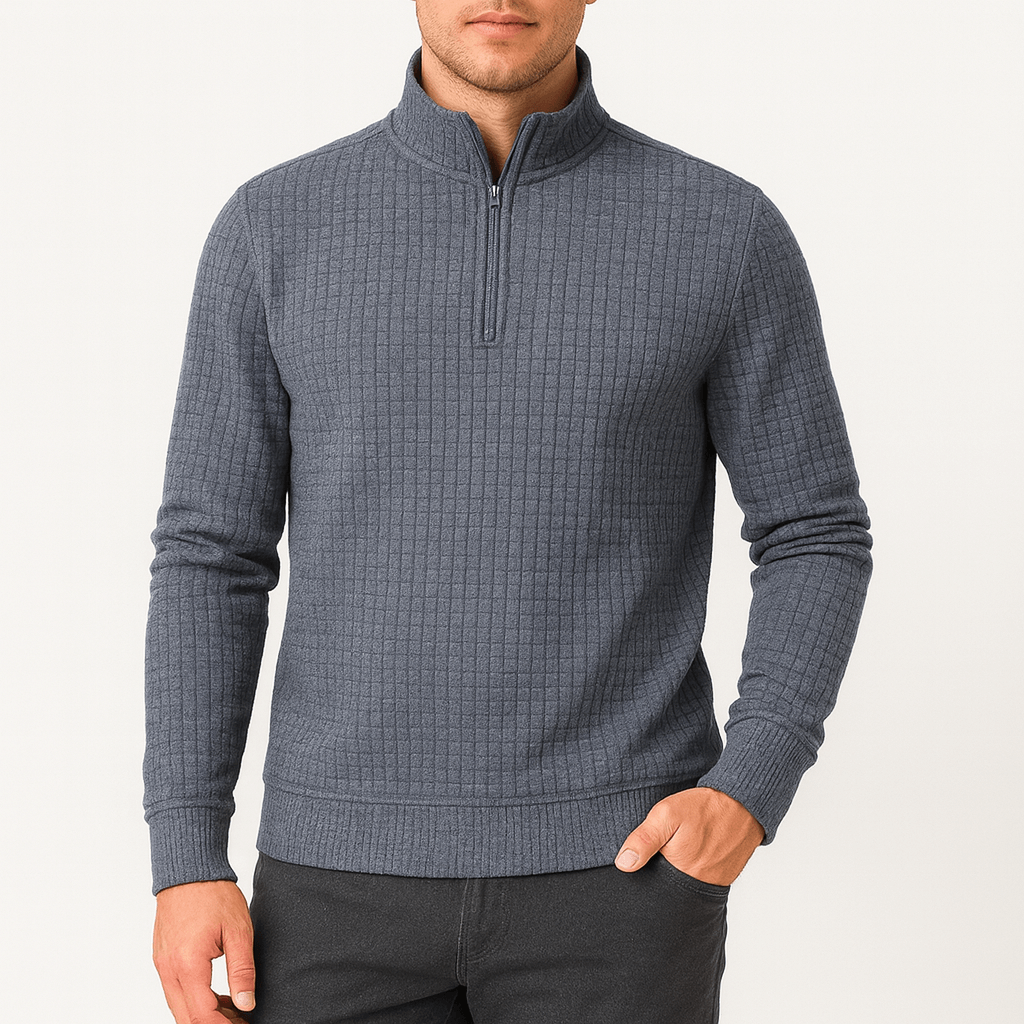 LUXEOUTFIT | Oversized Half-Zip Pullover