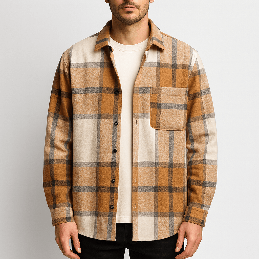LUXEOUTFIT | Plaid Cotton Shirt