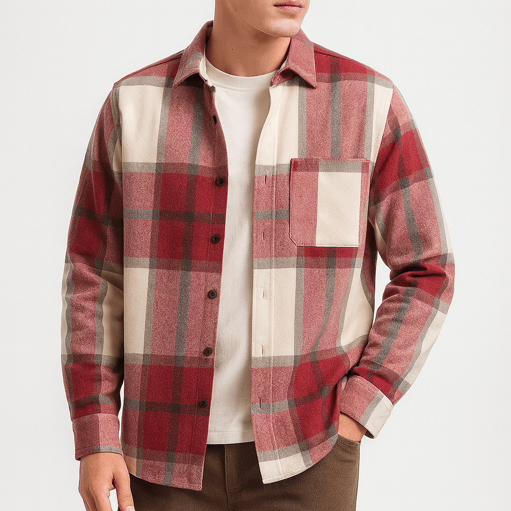 LUXEOUTFIT | Plaid Cotton Shirt