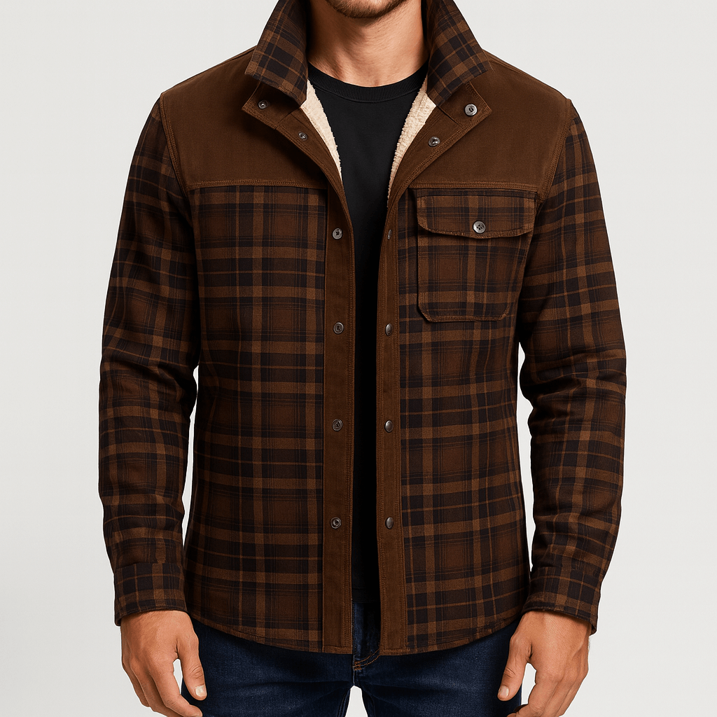 LUXEOUTFIT | Plaid Shirt Jacket