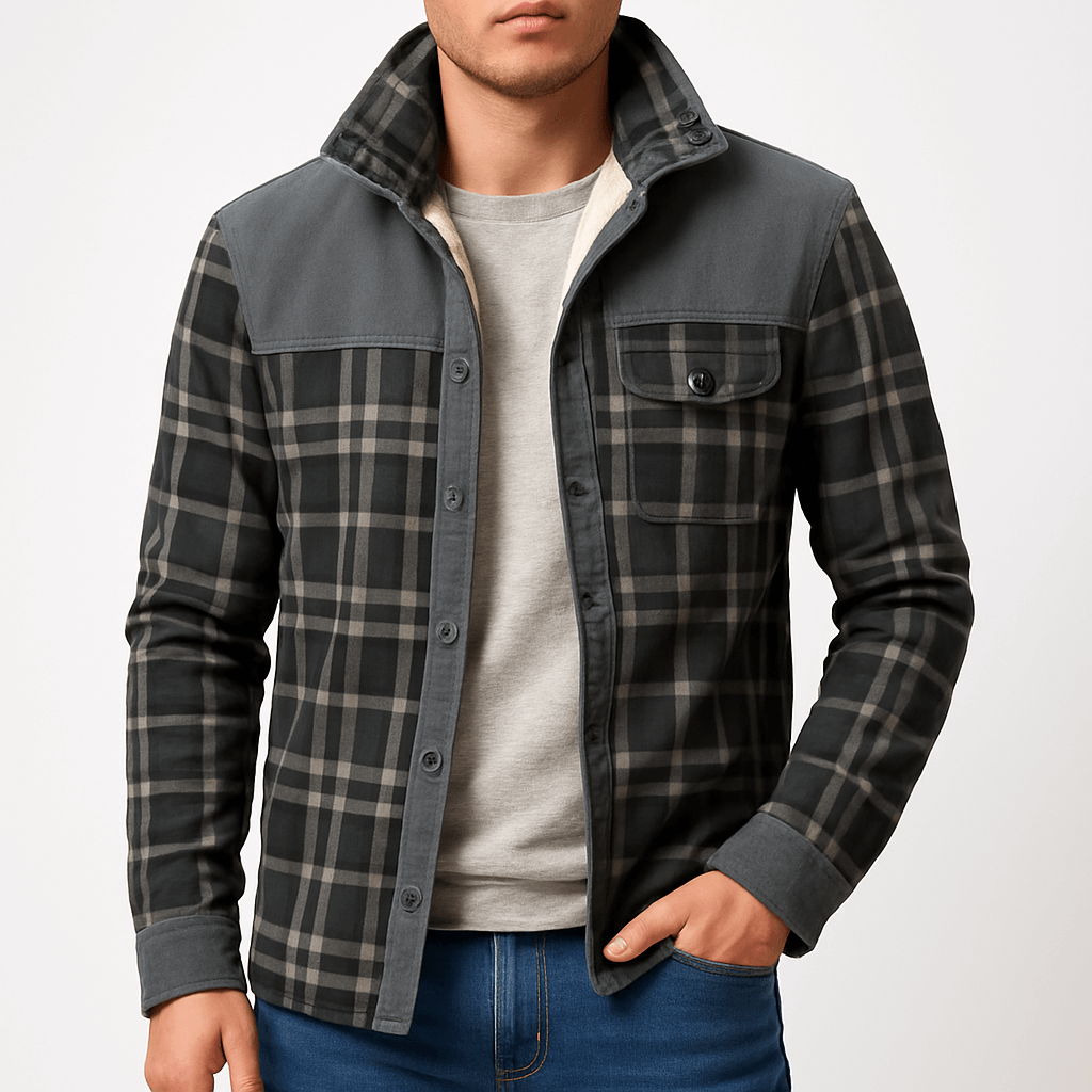 LUXEOUTFIT | Plaid Shirt Jacket