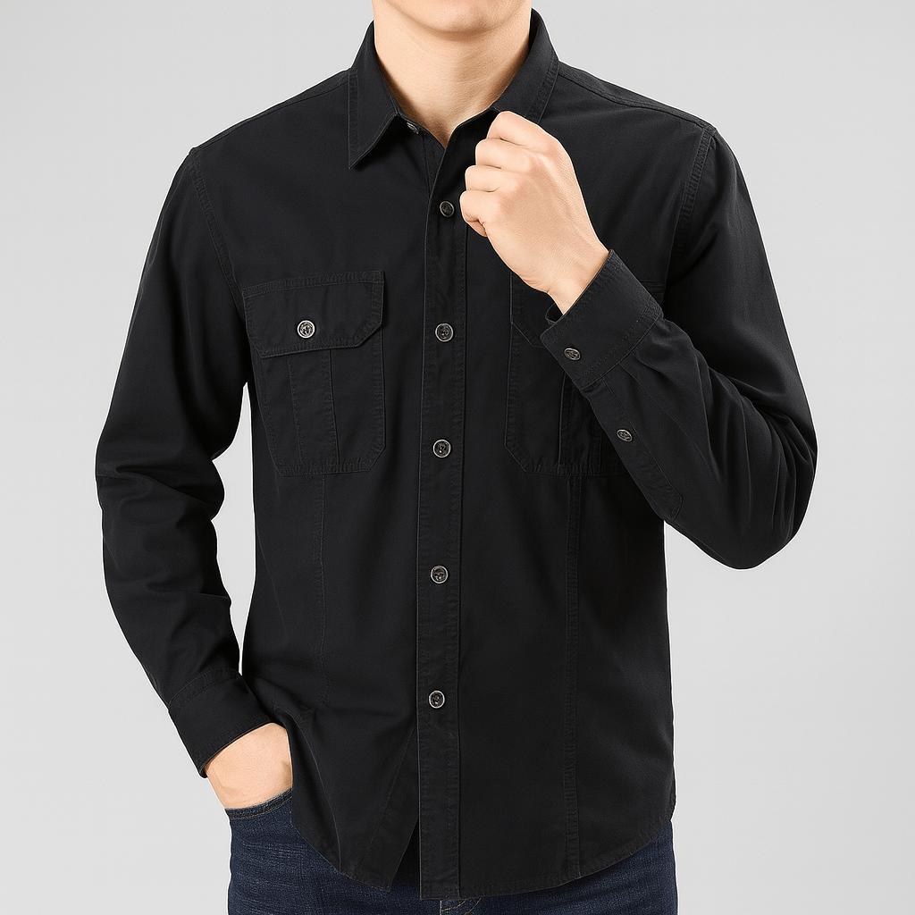 LUXEOUTFIT | Point Collar Shirt