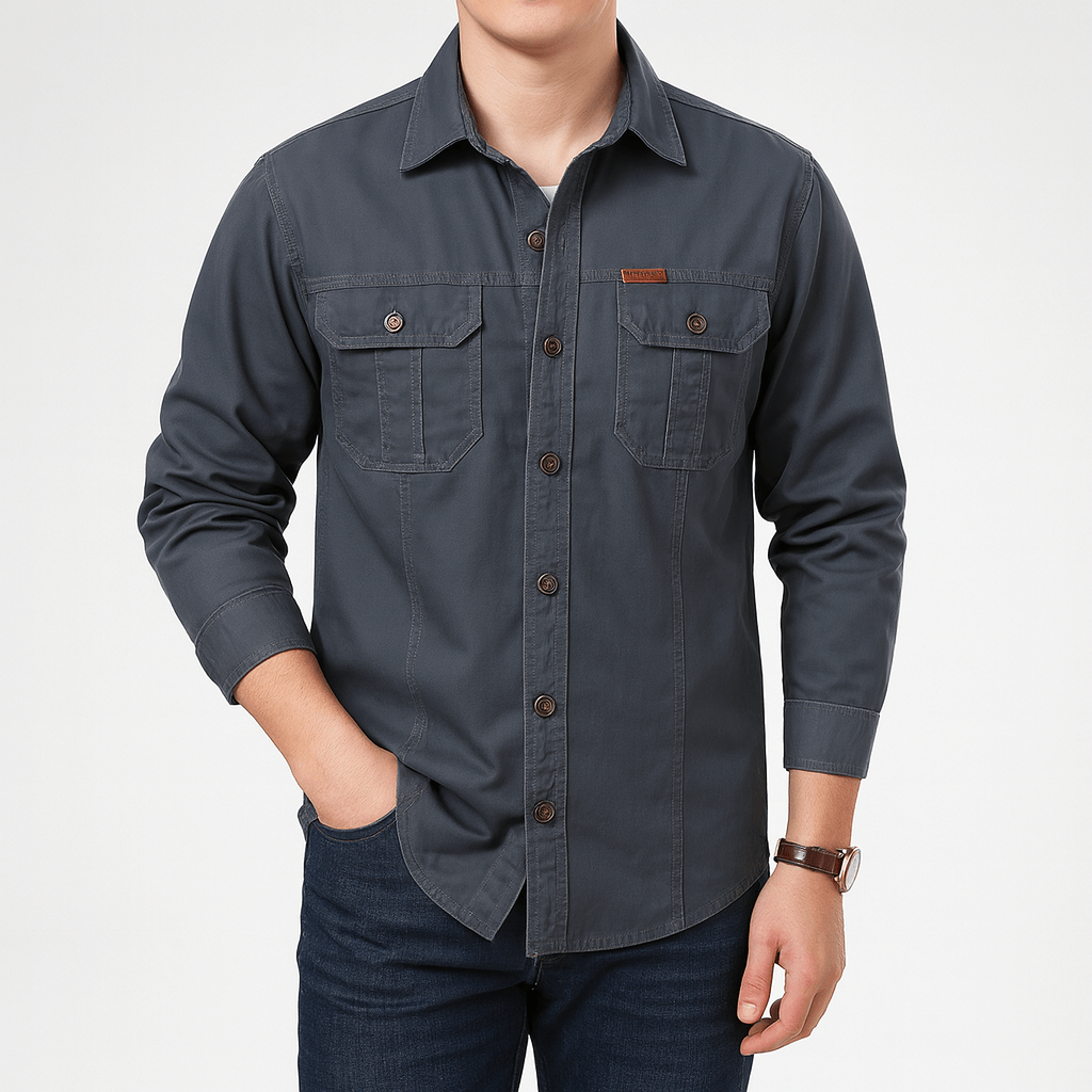 LUXEOUTFIT | Point Collar Shirt