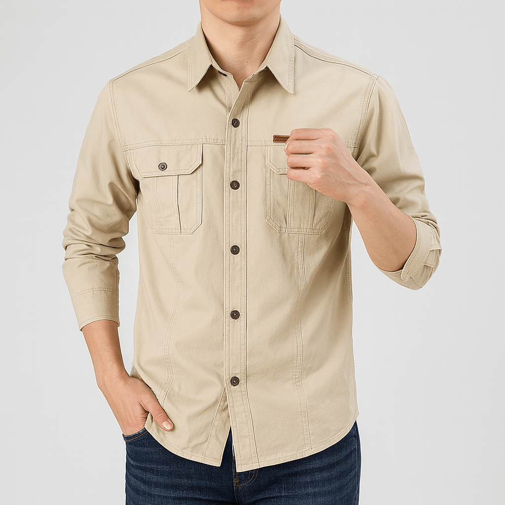 LUXEOUTFIT | Point Collar Shirt