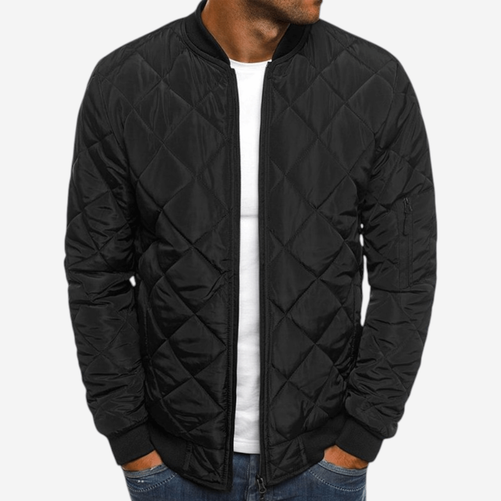 LUXEOUTFIT | Quilted Bomber Jacket
