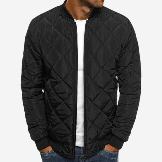 LUXEOUTFIT | Quilted Bomber Jacket