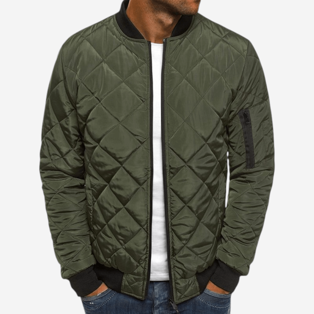 LUXEOUTFIT | Quilted Bomber Jacket