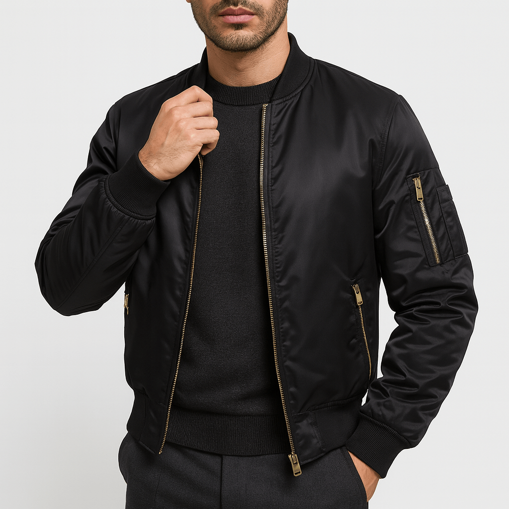 LUXEOUTFIT | Quilted Lining Bomber