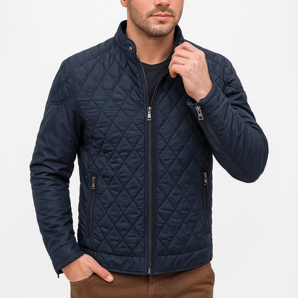 LUXEOUTFIT | Quilted Zip Jacket