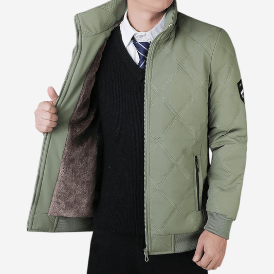 LUXEOUTFIT | Quilted Zip Jacket