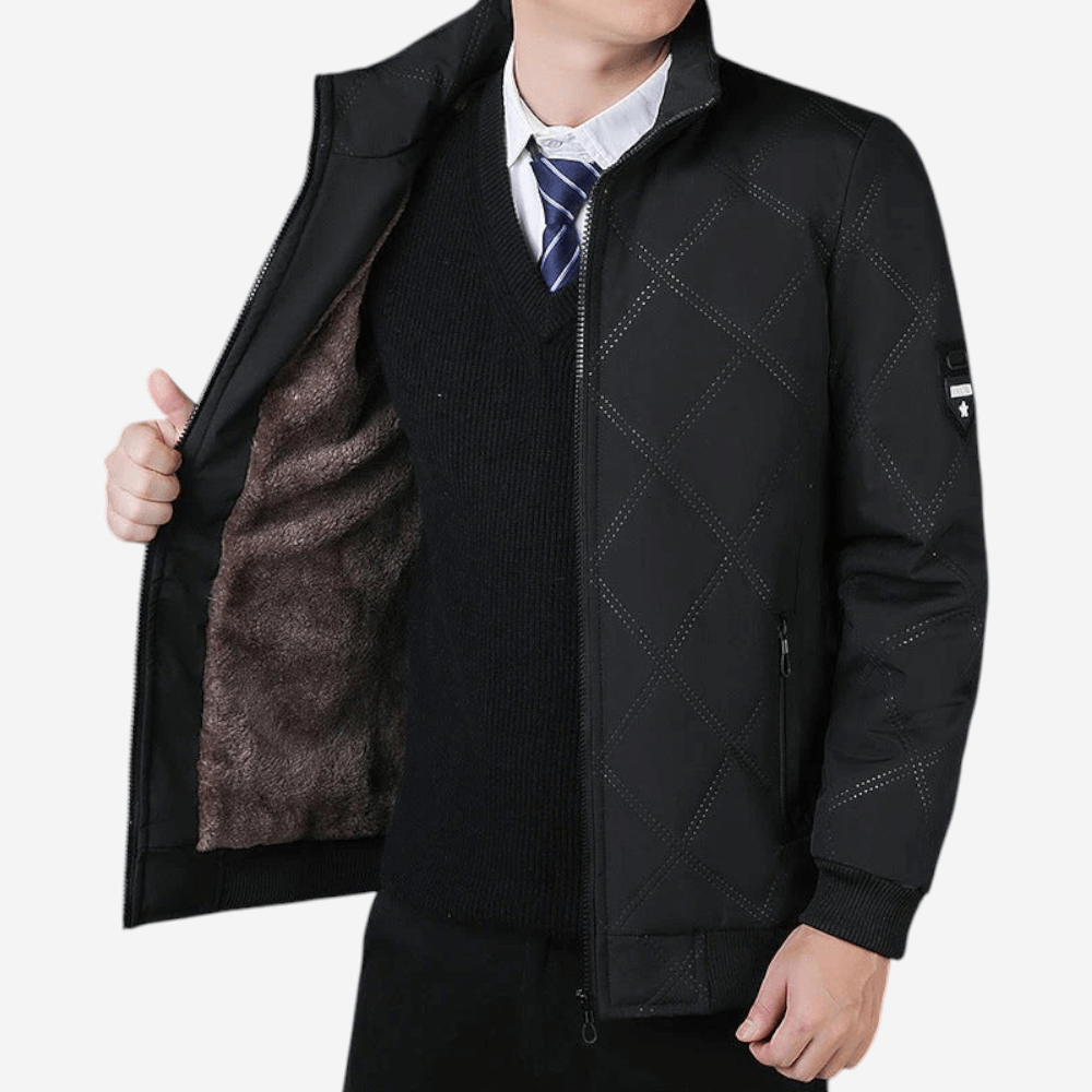 LUXEOUTFIT | Quilted Zip Jacket