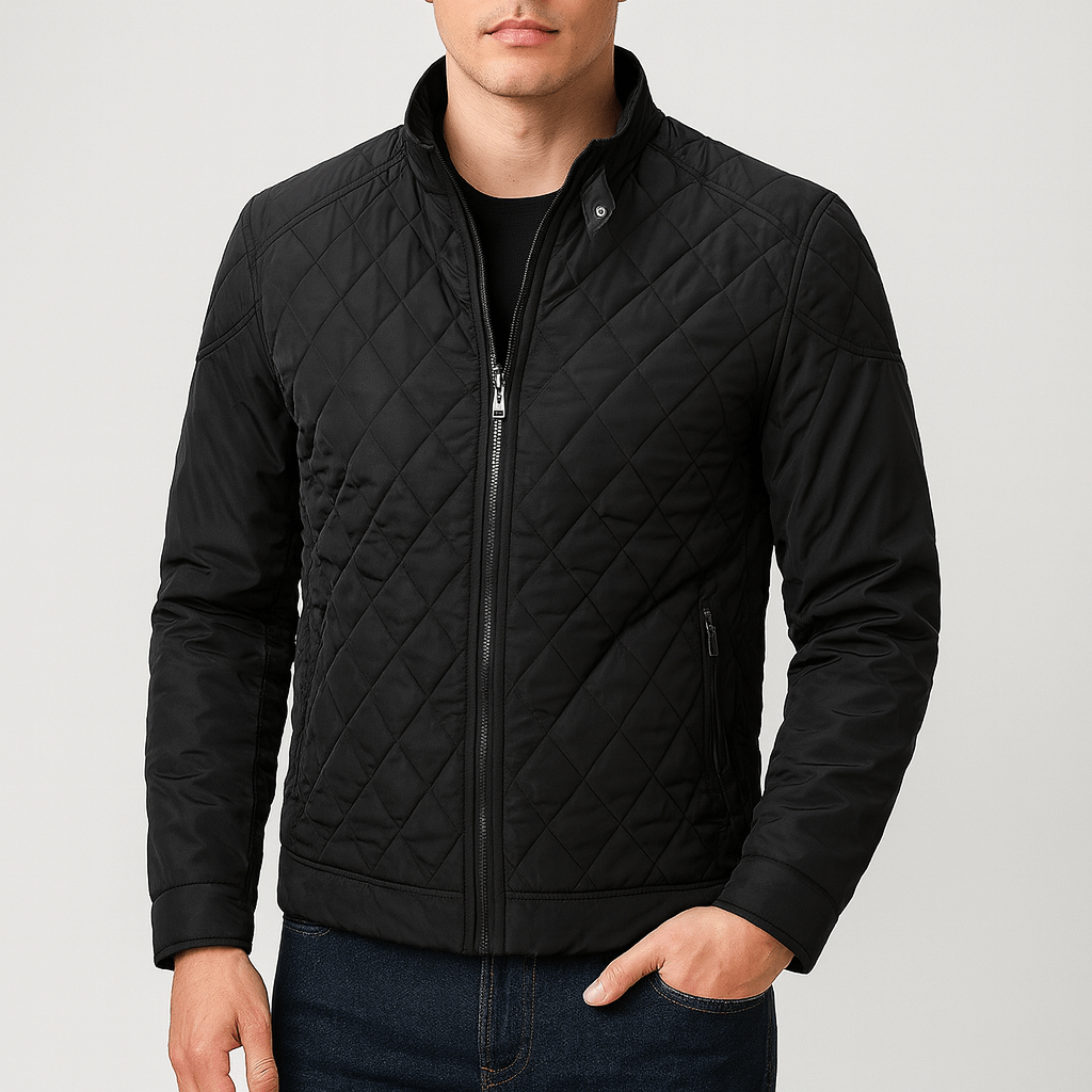 LUXEOUTFIT | Quilted Zip Jacket