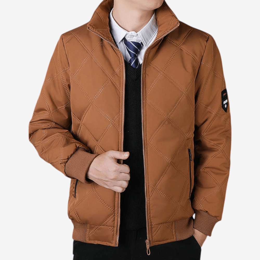 LUXEOUTFIT | Quilted Zip Jacket