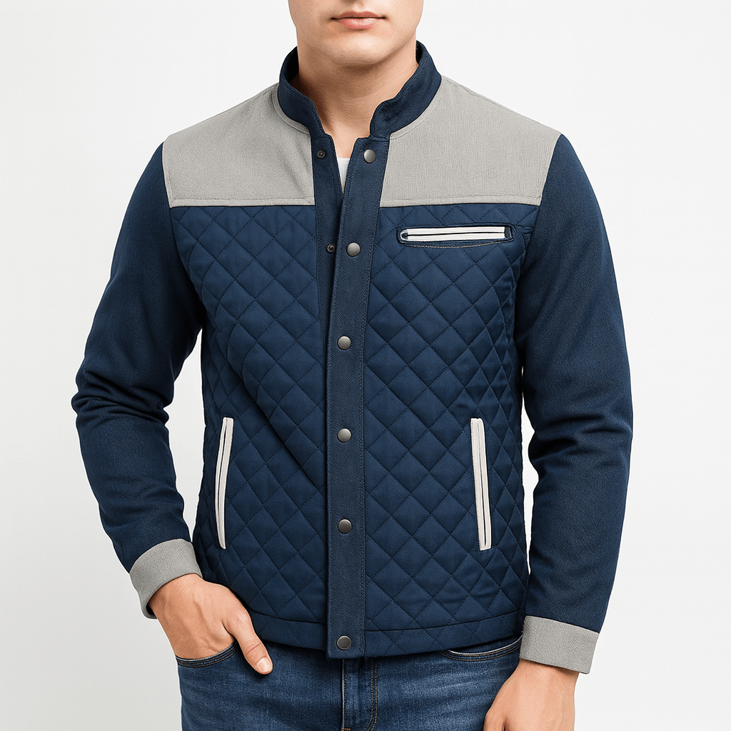 LUXEOUTFIT | Quilted Zip Jacket