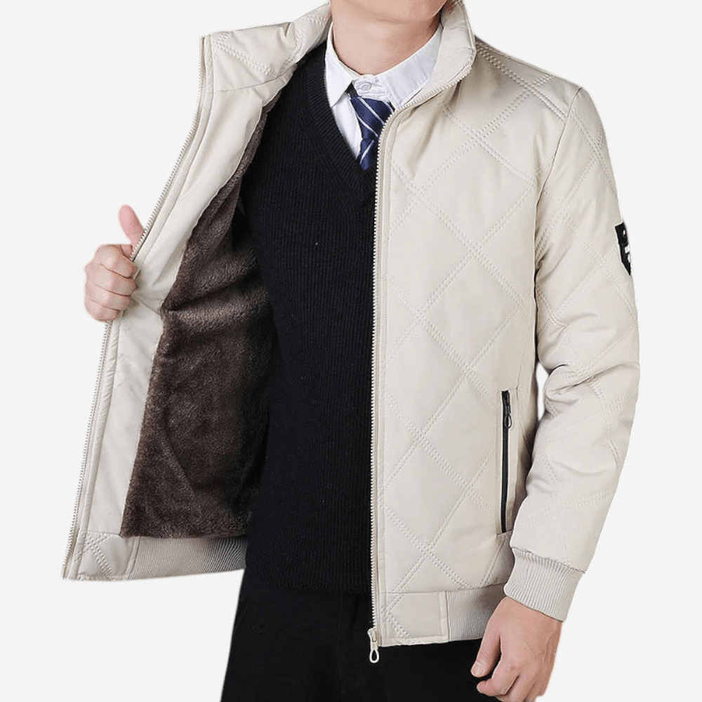 LUXEOUTFIT | Quilted Zip Jacket