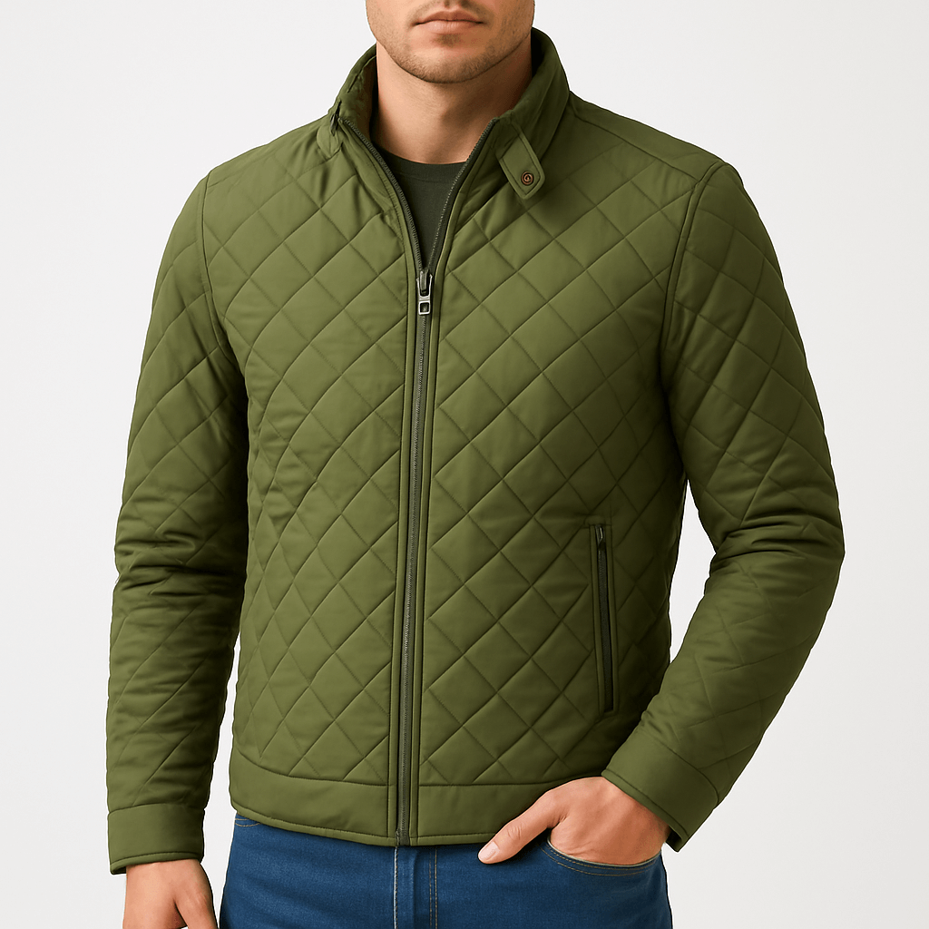 LUXEOUTFIT | Quilted Zip Jacket