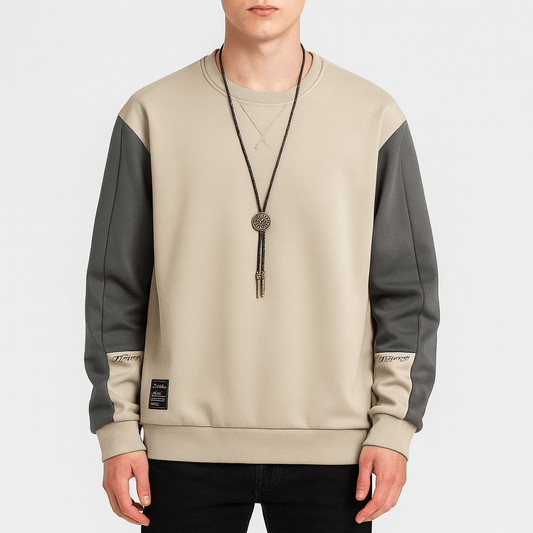 LUXEOUTFIT | Raglan Two-Tone Sweatshirt