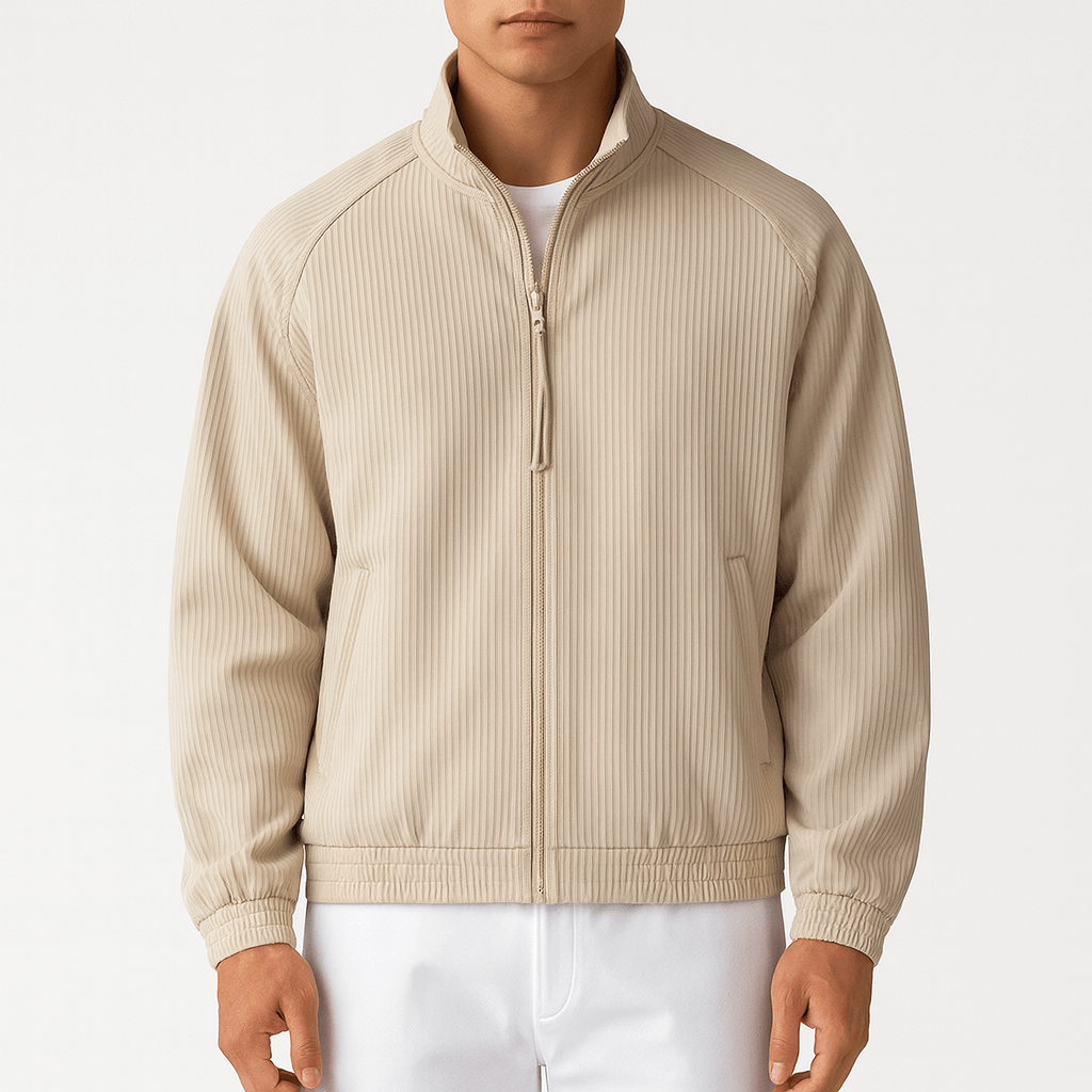 LUXEOUTFIT | Ribbed Casual Jacket